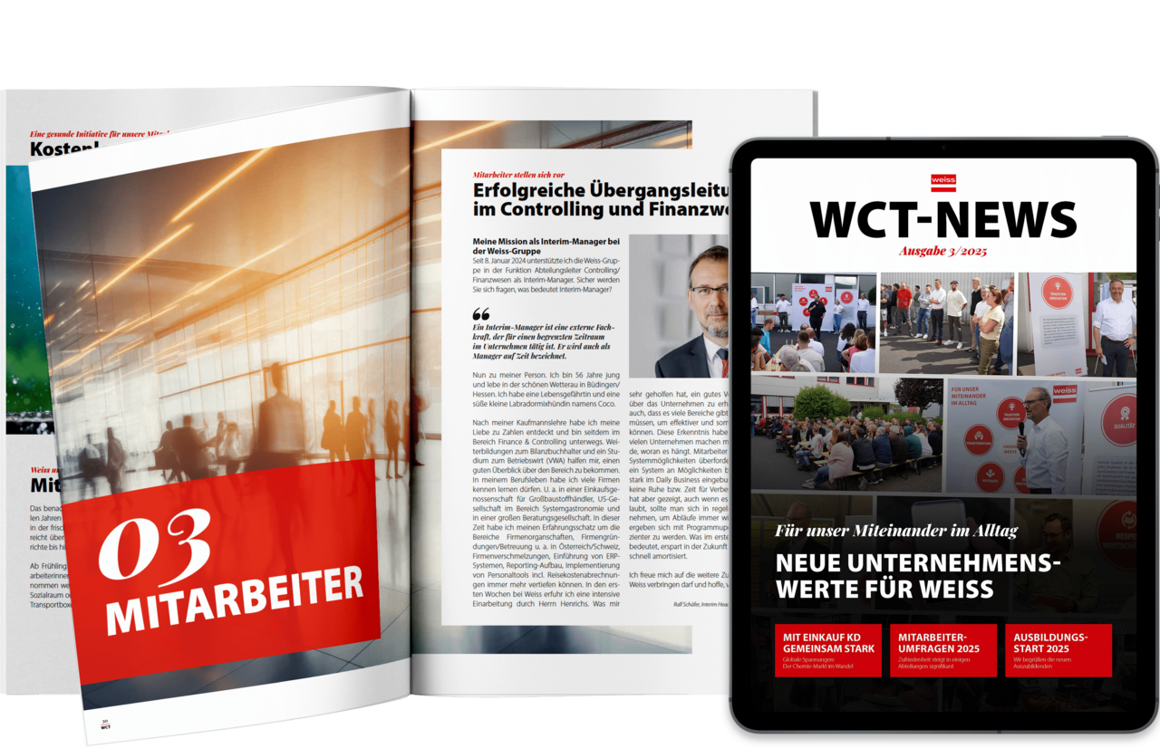 Ausgabe 03/2025 des WCT Mitarbeitermagazins