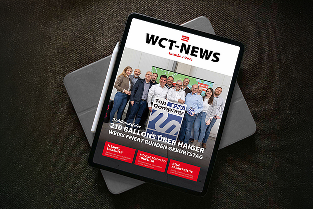 WTC Magazin auf dem Tablet